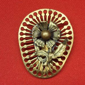 Vintage Art Deco Dress Wrap Clip  Womens Dress Clip